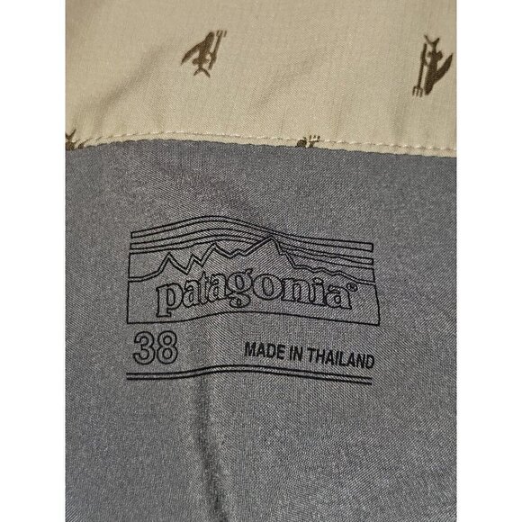 Patagonia Wavefarer Swim Surf Board Shorts Men’s 38 Gray Striped 9” Inseam - Picture 7 of 7